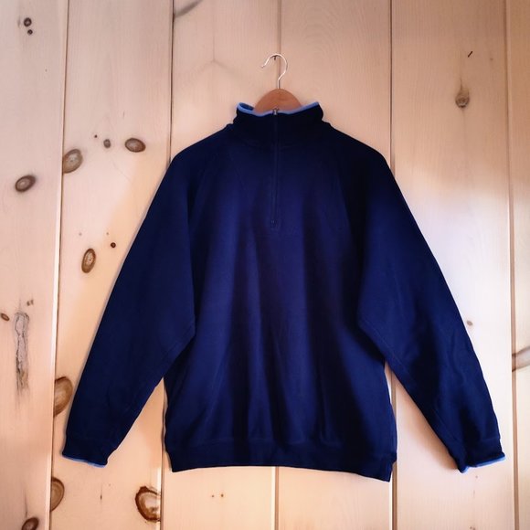 Bobby Jones Players Light and Dark Blue Pull-over Peruvian Pima Cotton - Picture 1 of 5